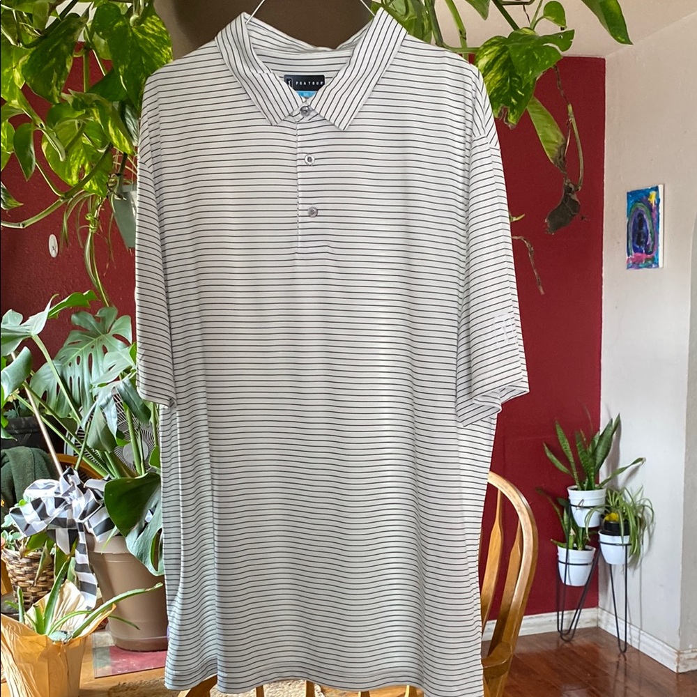 Men's Striped Polo Shirt